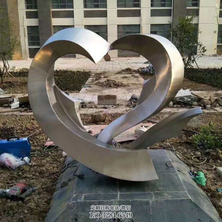 剪纸爱心雕塑 切面灯光雕塑 政府雕塑 剪纸爱心雕塑 切面灯光雕塑 政府雕塑